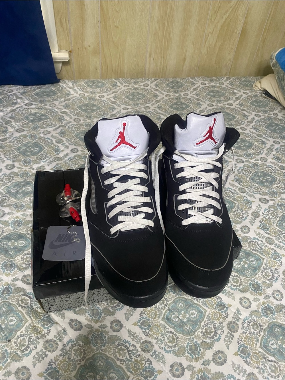 Air Jordan 5 Retro OG Black Metallic Reimagined Size 12 HF3975-001